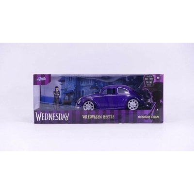 Wednesday auto 1972 VW Beetle a figurka Wednesday 1:24