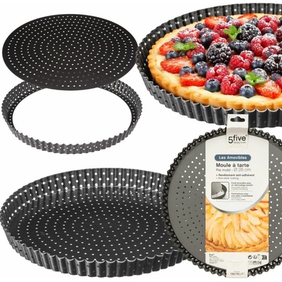 5five Simply Smart Pekařské formy quiche 28cm kov