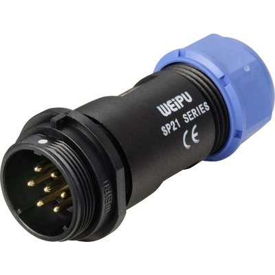 Weipu SP2111 / P 7 II priemyselný kruhový konektor, 1 ks