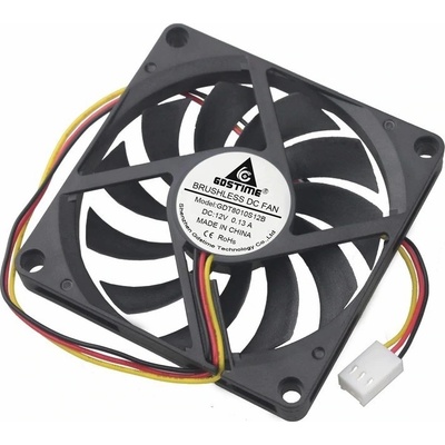 GDSTIME Ventilátor 80x80x10.8mm, 12V DC, 2510 - 3pin