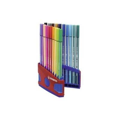 Stabilo Pen 68 ColorParade 20 ks deskset modrá/červená