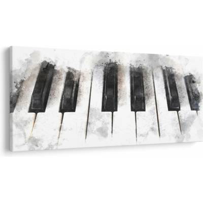 Obraz - Piano, aquarel, jednodielne 200x100 cm
