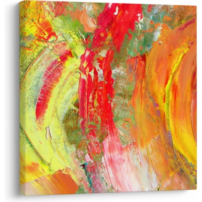 Obraz abstrakcie - maľba, jednodielne 50x50 cm