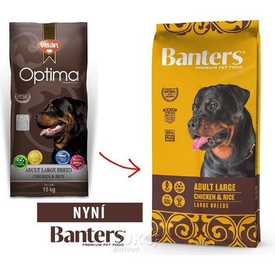 Banters Adult Large Chicken & Rice 15 kg