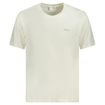 Pepe Jeans Stylové pánské tričko s krátkým rukávem White