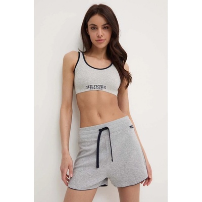 Tommy Hilfiger Šortky high waist UW0UW05235 šedá