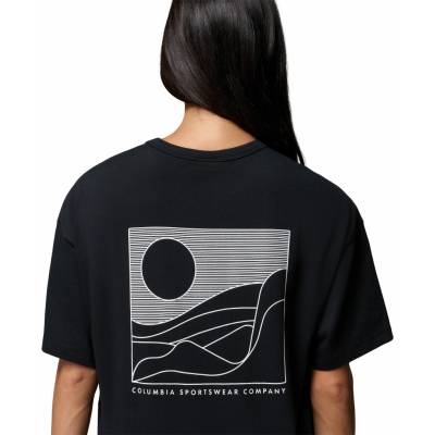 Columbia CSC Heavyweight Graphic black linear hillscape