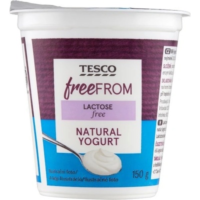 Tesco Free From Bílý jogurt bez laktózy 150 g