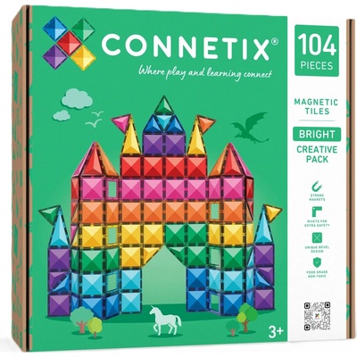 Connetix Magnetická stavebnice Bright Creative Pack 104 ks – Hledejceny.cz