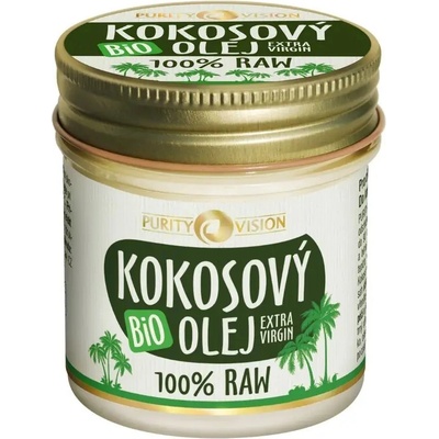 Purity Vision RAW BIO Kokosový olej 120 ml – Hledejceny.cz