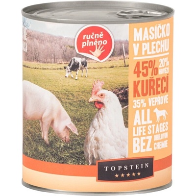 Topstein Mäsko v plechu kuracie 800 g