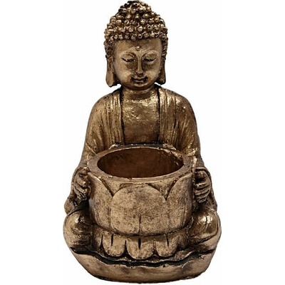 Nefertitis Buddha se stojánkem na čajovou svíčku 14 cm NF64231 - 14 cm