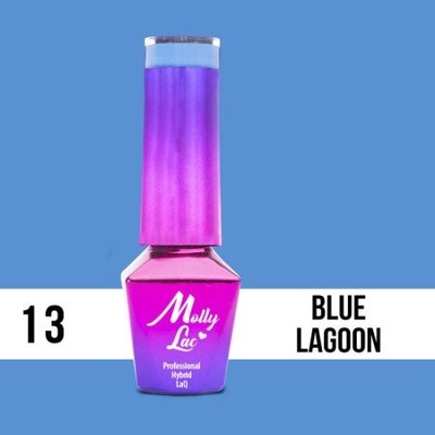 MOLLY LAC gél lak Blue Lagoon 13 5 ML