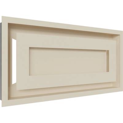 Kratki Mriežka WIND 220 x 450 mm krémová