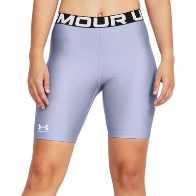 Under Armour dámske kraťasy AUTHENTICS 8IN svetlomodrá biela čierna