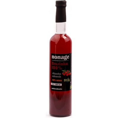 Nonage Juice 100% Brusinka Premium Bio 0,5 l