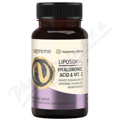 Nupreme Liposomal Kysel.hyaluron.+Vit. C 30 kapsúl
