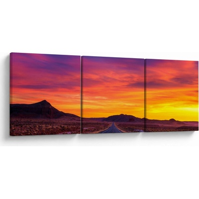 Obraz - Cesta, trojdielne 90x30 cm