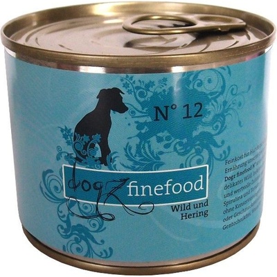 Dogz Finefood No.12 zverina & sleď 200 g