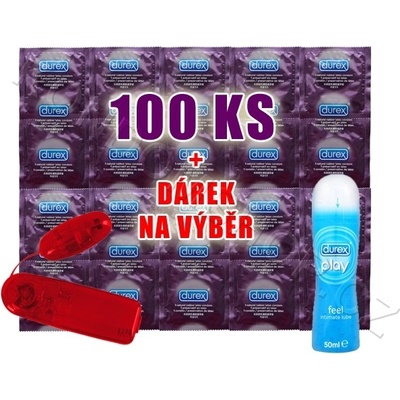Durex Feel Intimate 100 ks + Gel Pasante bez aroma 75 ml