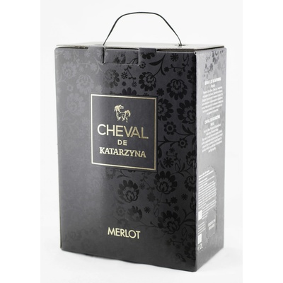 Katarzyna Estate Cheval Bag in Box Merlot červená 2024 14% 2 l (karton)