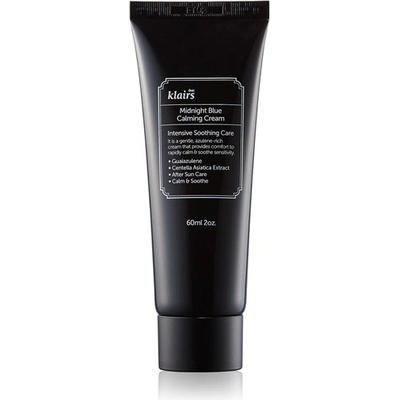 Klairs Midnight Blue upokojujúci krém po opaľovaní pre citlivú pleť so začervenaním 60 ml