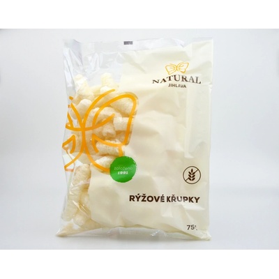 Natural Jihlava Křupky rýžové bez lepku Natural 75 g