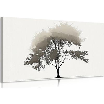 Obraz minimalistický listnatý strom - 30x20