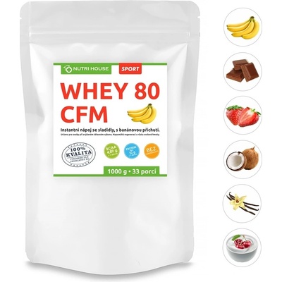 Nutri House WHEY 80 CFM 1000 g