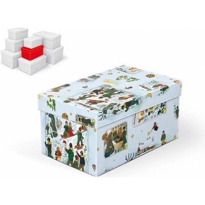 MFP papier Krabička darčeková vianočná B-V005-CL 20x12x10cm