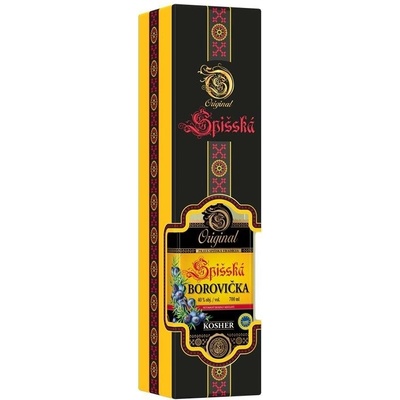Kosher Spišská Borovička Originál 40% 0,7 l (kartón)
