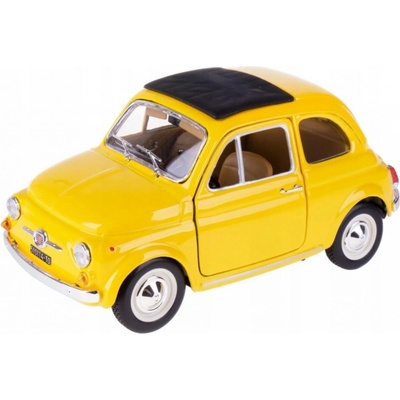 Bburago Fiat 500F 1965 žltá BB18 22098Y 1:24