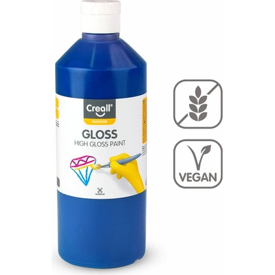 Lesklá polyvinylová barva Creall Gloss 500 ml - tmavě modrá