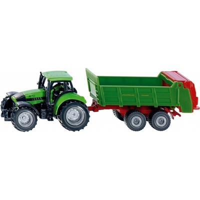 Siku Blister Traktor s univerzálnou vlečkou 1:87
