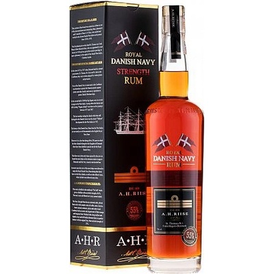 A.H. Riise Royal Danish Navy Strength 20y 55% 0,7 l (karton)
