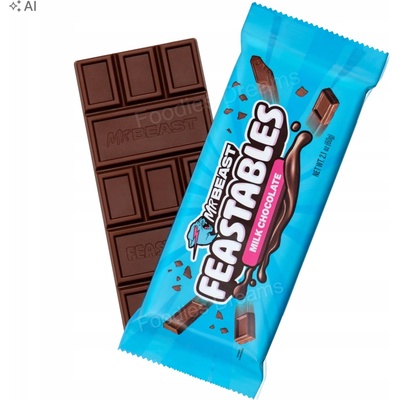Feastables MrBeast mliečna čokoláda 60 g