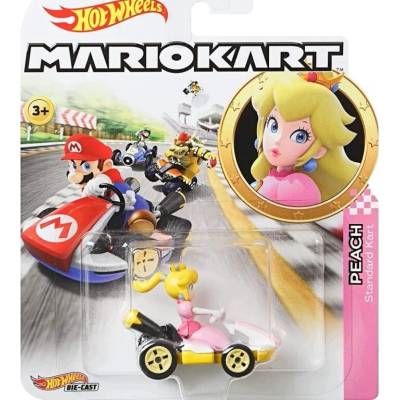 Mattel Hot Wheels GBG28 Mario Kart autíčko angličák Peach