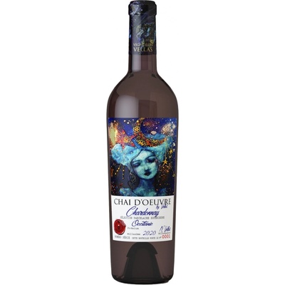 Vignobles Vellas Chai d'Oeuvre Occitanie Chardonnay suché bílé 2024 13% 0,75 l (holá láhev)