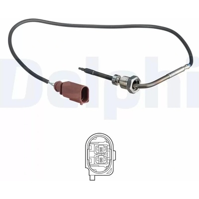 DELPHI Čidlo teploty výfukových plynů DF TS30184