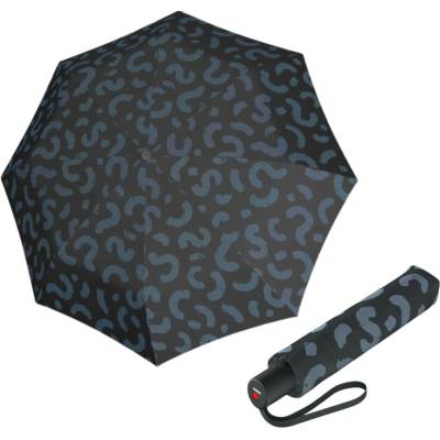 Knirps A 200 Medium Duomatic Cone Black elegantní plnoautomatický deštník