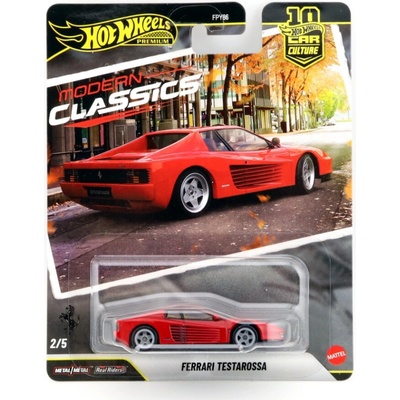 Mattel Hot Wheels: Autokultura angličák – Ferrari Testarossa