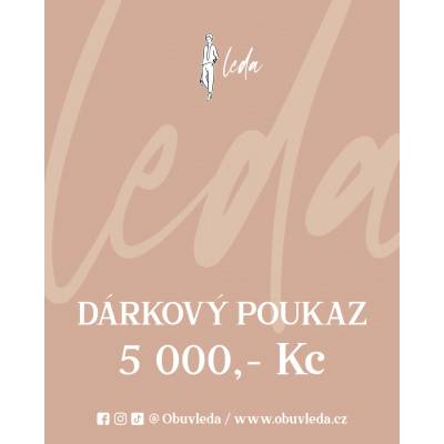 Dárkový poukaz LEDA 5000 Kč – Hledejceny.cz