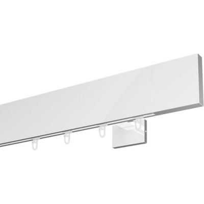 Marcin Dekor Garniža Top Line square biela lesklá jednoduchá 160 - 600 cm