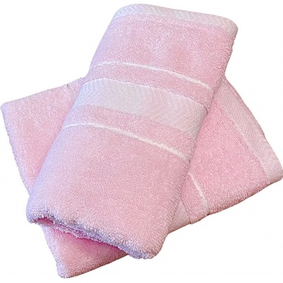 TiaHome Froté uterák deluxe Monako ružový 50 x 90 cm