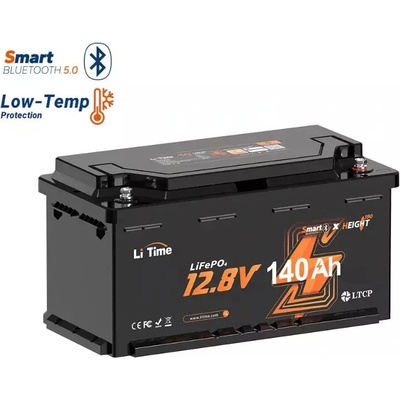 LiTime LiFePO4 baterie 12v 140Ah H190 BLUETOOTH