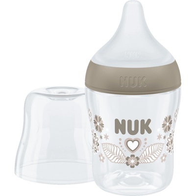 Nuk Perfect Match láhev s kontrolou teploty hnědá 150ml