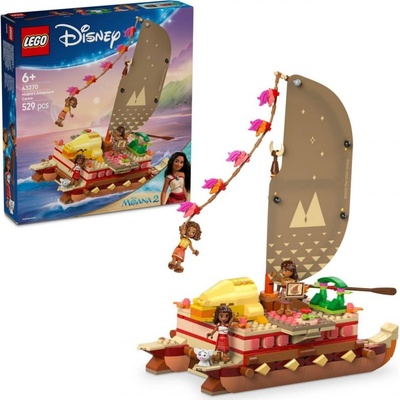 LEGO® Disney Princess 43270 Vaiana a dobrodružství na kánoi