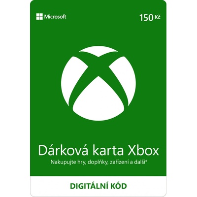 Microsoft Xbox Live predplatená karta 150 Kč