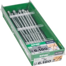 Spax Wirox Vrut do dřeva IN.FORCE, ø 6 × 180 mm, TX30, válcová hlava, 20 ks 4211010601812