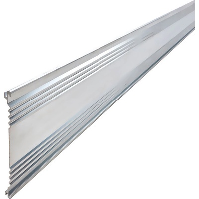 Granulati Zandobbio Obrubník hliník I 250 x 10 cm Stříbrná 1 ks